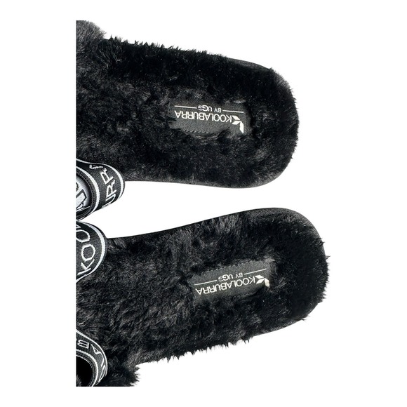 Koolaburra by UGG Back-Strap Sandals Fuzz'n II Stone Gray Size‎ 10 - Picture 6 of 11